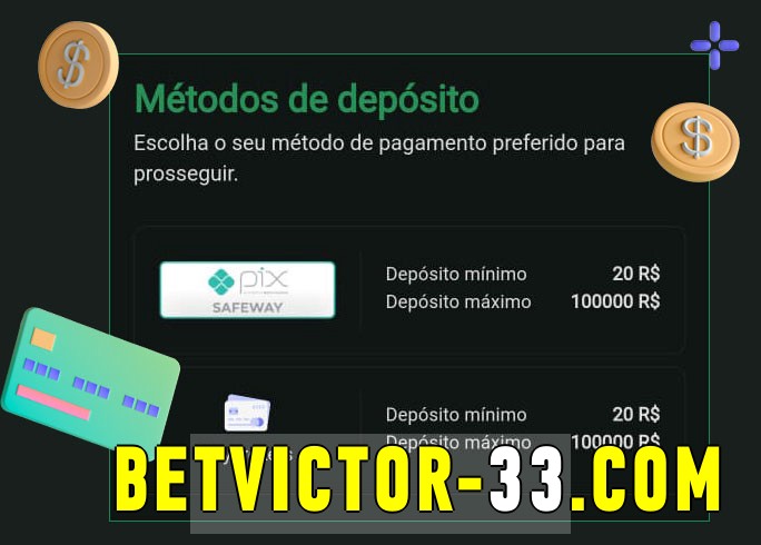 O cassino betvictorbet oferece uma grande variedade de métodos de pagamento