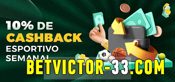 10% de bônus de cashback na betvictor